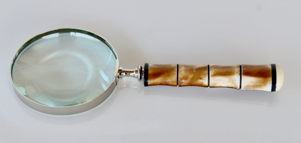 Silver & Bone Magnifying Glass